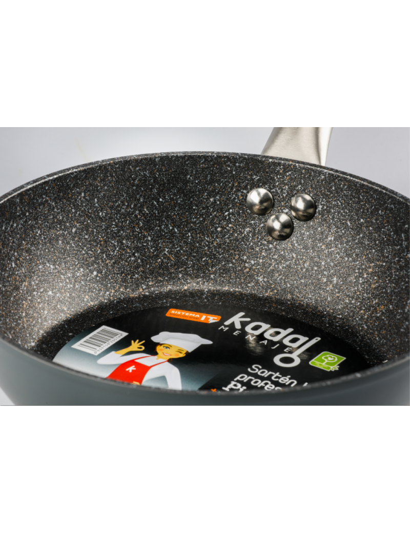 SARTEN PIEDRA 32 M/INOX.