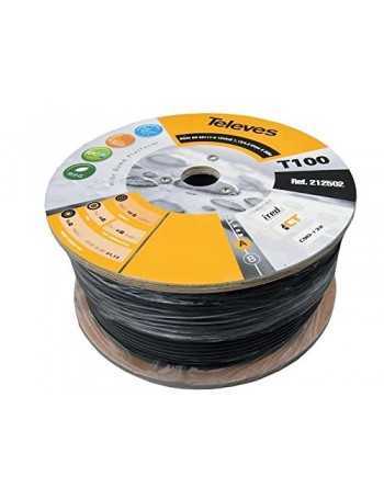 CABLE COAXIAL ROLLO 250 MTS.BLANCO TELEVES.