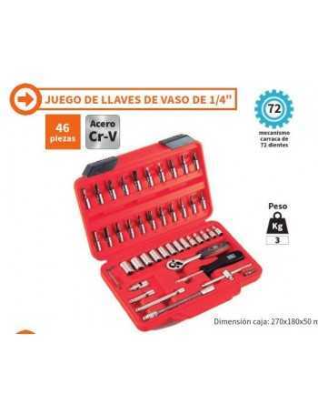 JUEGO LLAVE DE VASO 46 UND.