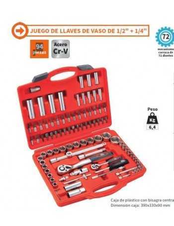 JUEGO LLAVE DE VASO 94 UND.