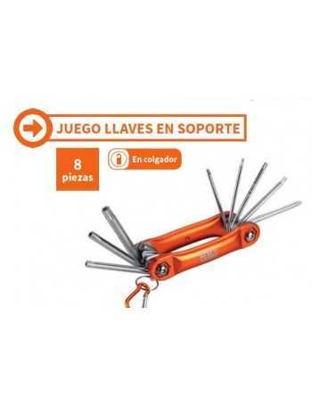 JUEGO LLAVE TORX INV. NAVAJA