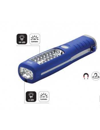 LINTERNA 24+6 LED BIFOCAL.