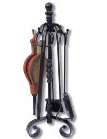 JUEGO CHIMENEA 5P. B.FUNDIDA.