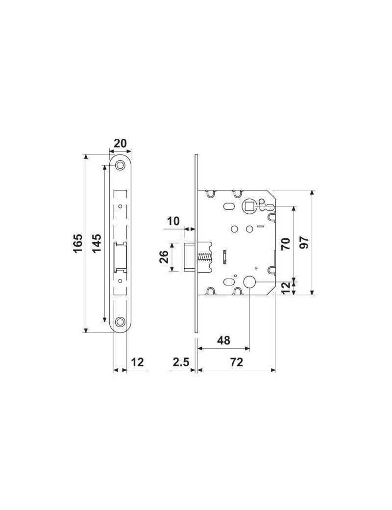 PICAPORTE LINCE UNIFICADO 8793-R.