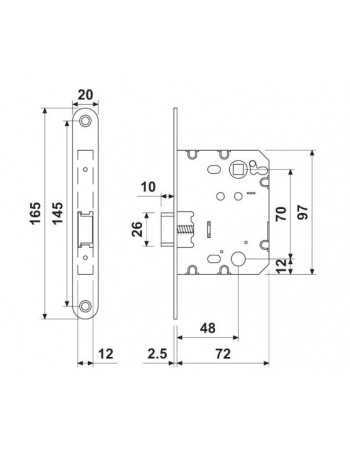 PICAPORTE LINCE UNIFICADO 8793-R.