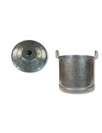 CUBO CHAPA C/TAPA 16-40 LITROS