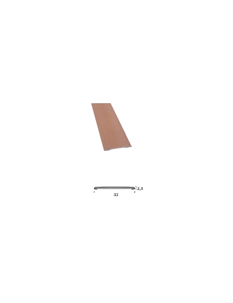 TAPAJUNTAS HAYA PVC 35X1 PLANO.