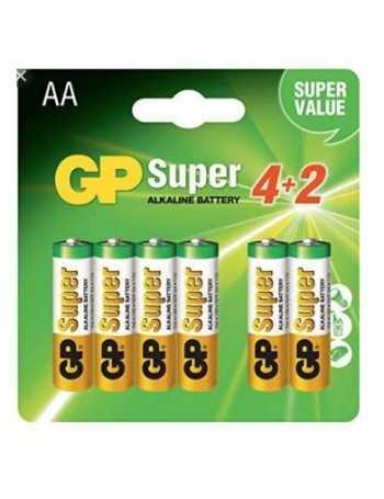 PILA ALCALINA LR06 BL/4+2 UND.