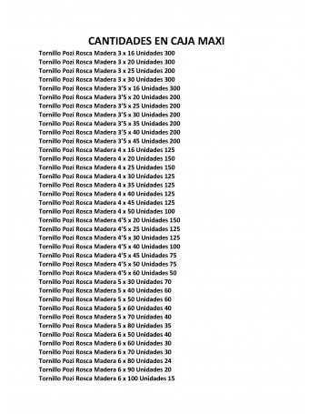 MAXI TORNILLO POZI 3.5X16