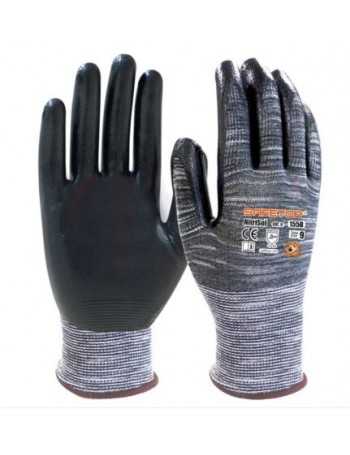 GUANTE NITRILO NEGRO T.9