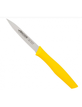 CUCHILLO MOND.PERLADO AMARILLO 100 MM.