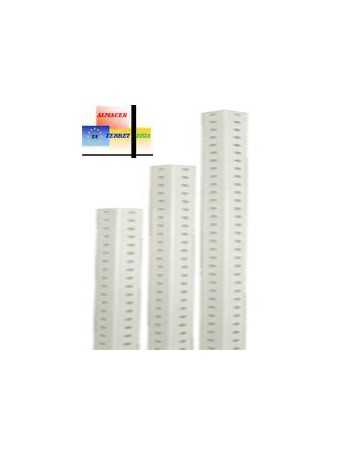 ANGULO RANURADO 1.5 MTR 40X40 BLANCO