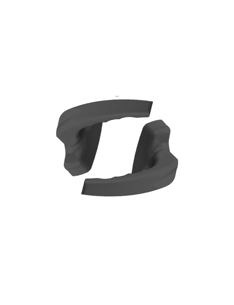 JUEGO MANILLA 6842 ALUM.NEGRO.