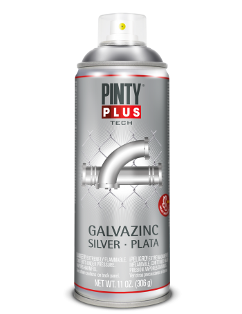 PINTURA PLATA GALVA. SPRAY (520)