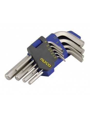 JUEGO LLAVE ALLEN CORTA.(9 und)