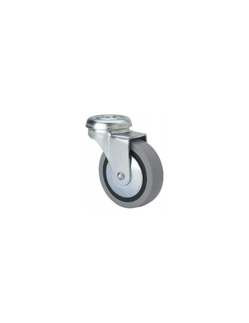 RUEDA 30 AGUJERO PASANTE GRIS