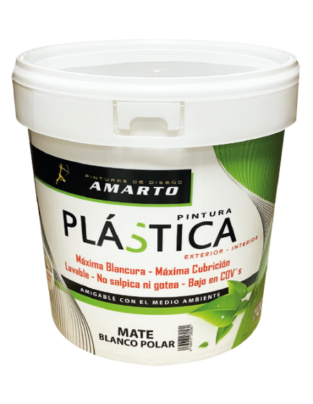 Pintura Plástica MATE BLANCO POLAR