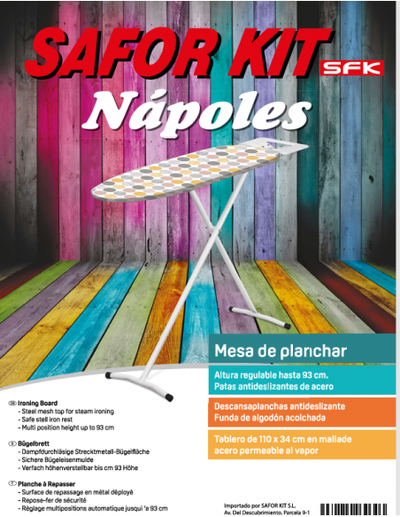 TABLA PL. 110X34. NAPOLES.