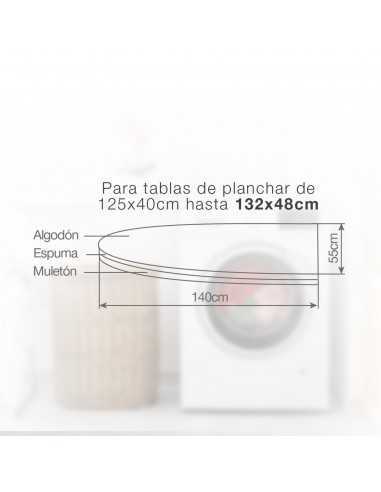 FUNDA TABLA PLANCHA 140X55 CM.