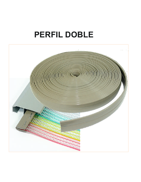 FLEJE DE CORTINA DOBLE EN MTR