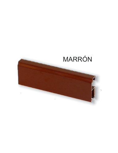 MONTANTE ALUMINIO MARRON 1MT.