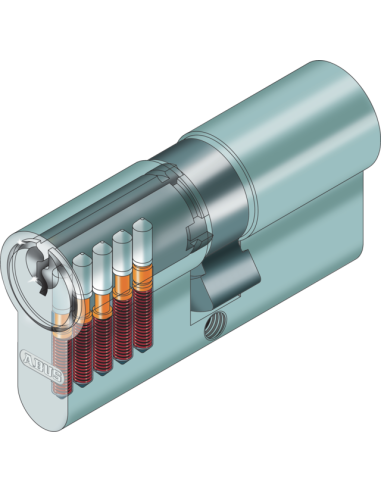 BOMBILLO ABUS 35X35 LEVA 15 NIQUEL.