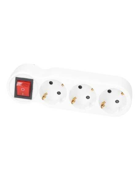 ADAPTADOR TRIPLE C/INTERRUPTOR.