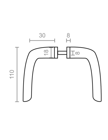 JUEGO MANILLA S/PLACA 181 NS.