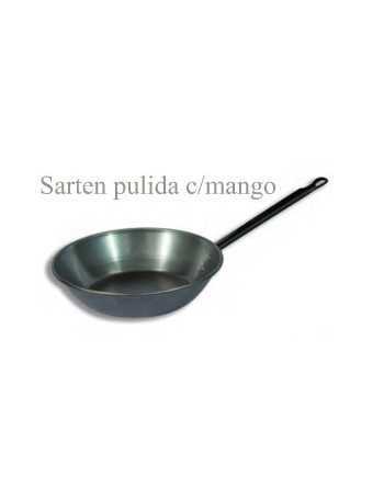 SARTEN HONDA PULIDA C/MANGO 22 CM