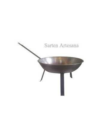 SARTEN PULIDA MANGO Y PATAS 34