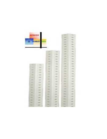 ANGULO RANURADO 2.5 MTR 40X40 BLANCO