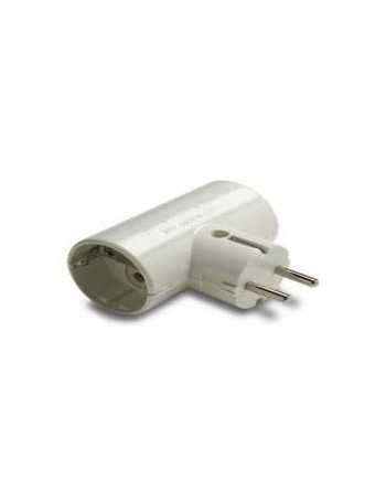 ADAPTADOR DOBLE TT CERAMICA 16A-250V.