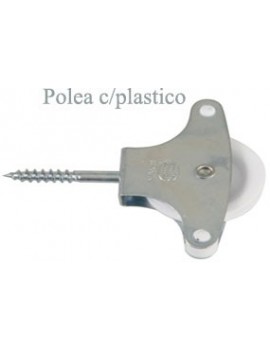 POLEA TENDER C/TIRAF. PLASTICO