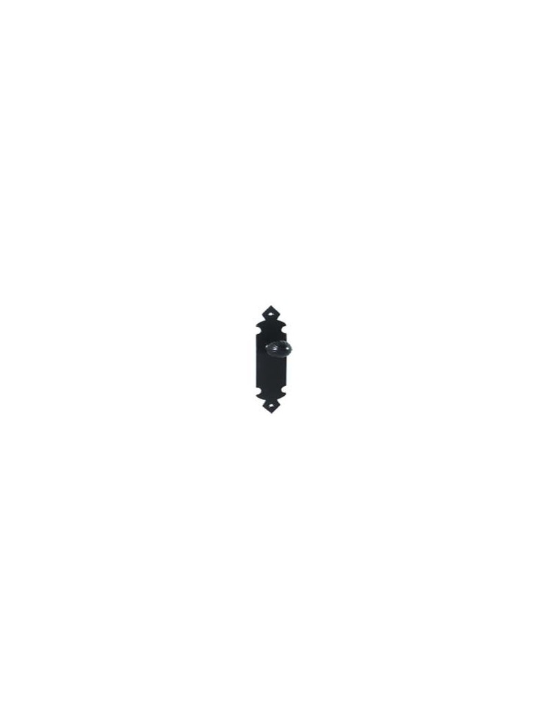 TIRADOR NEGRO VERTICAL 80X30MM