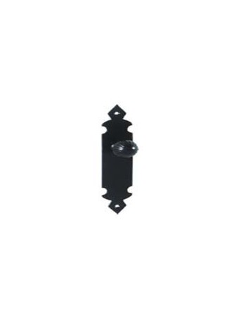 TIRADOR NEGRO VERTICAL 80X30MM
