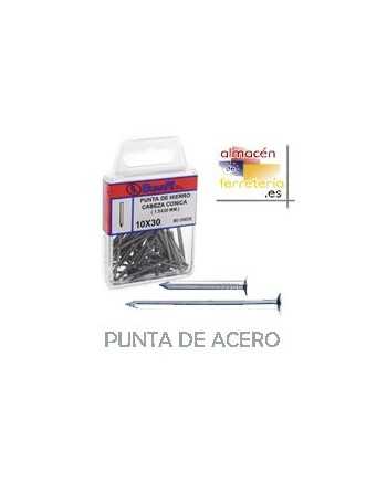 BLISTER PUNTA ACERO C/PLANA ZINC. 10X15