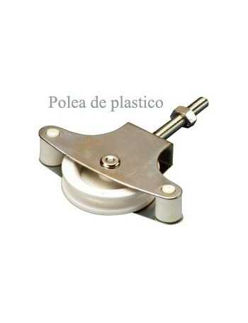 POLEA TENDER C/TUERCA PLASTICO