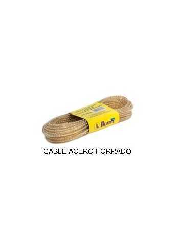 CABLE ACERO 3.5 PLAST. VD.20MTS.