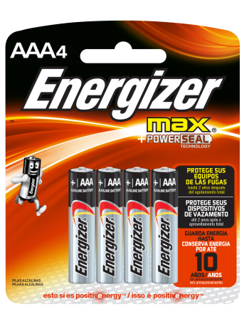 PILA ALCALINA LR03 AAA BL4 ENERGIZER.