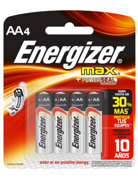 PILA ALCALINA LR06 AA BL4 ENERGIZE.