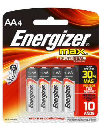 PILA ALCALINA LR06 AA BL4 ENERGIZE.